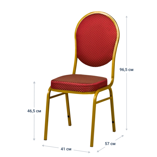 20mm Queen Chair - gold, red crown - photo 8