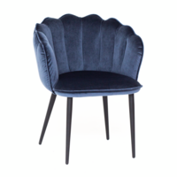 Product photo Tiffany chair, dark blue from the manufacturer ChiedoCover, product picture, real product photo