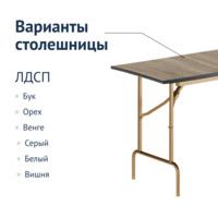 Product photo Table Leader 1, 1200x600, ash, champagne, PVC edge, without bumpers from the ChiedoCover company.