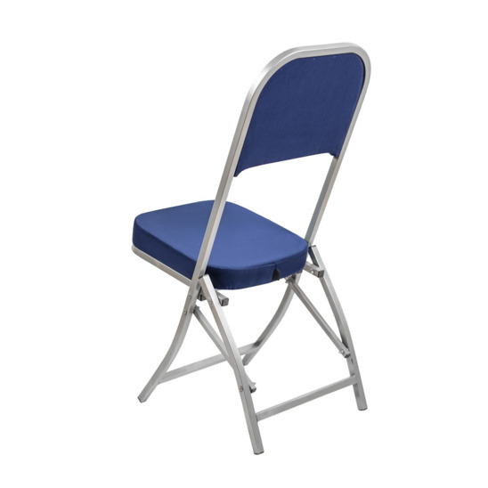 20mm Forest chair, silver, blue velour - photo 3