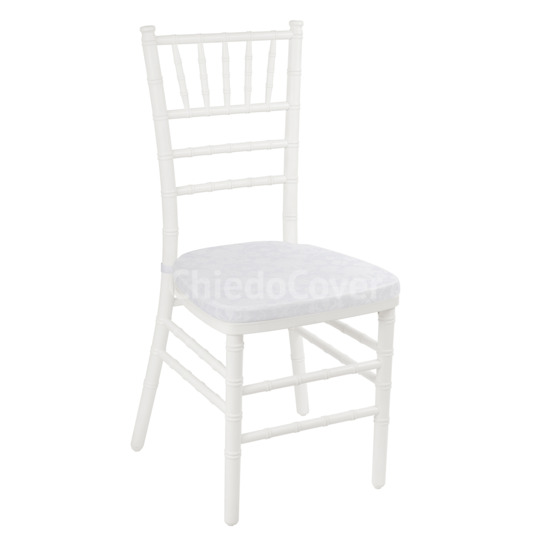 Chiavari chair cushion 01, 3 cm, with Velcro, richard 1346/010101 smooth white - photo 1