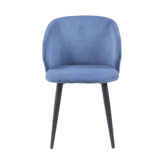 Mark chair, blue velour - photo 2