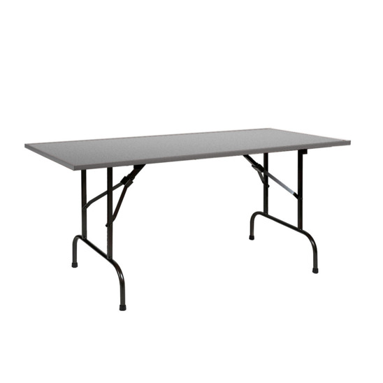 Table Leader 1, 1500*900, grey, black, PVC edge - photo 1