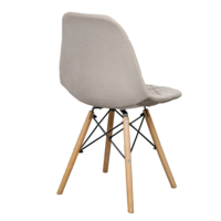 Product photo E06 chair cover for Eames, beige from the ChiedoCover company.