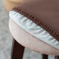 Product photo Stool cover, without foam, brown from the ChiedoCover company.