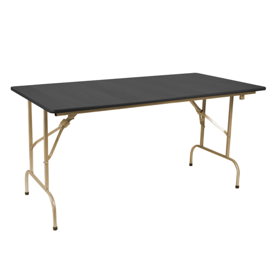 Leader 1 table, black, champagne frame - photo 1