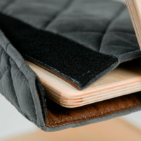 Product photo Cover for a growing chair, grey from the ChiedoCover company.