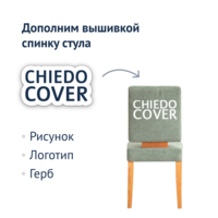 Product photo Amiens chair grey matting from the ChiedoCover company.