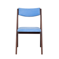 Product photo Folding chair Clack, upholstered backrest, velour Teddy 311, beech frame from the ChiedoCover company.