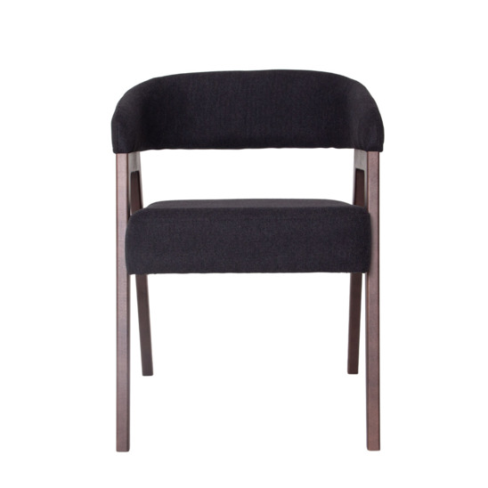 Ricco chair, Austin 21 Black matting, beech legs, wenge stain - photo 5