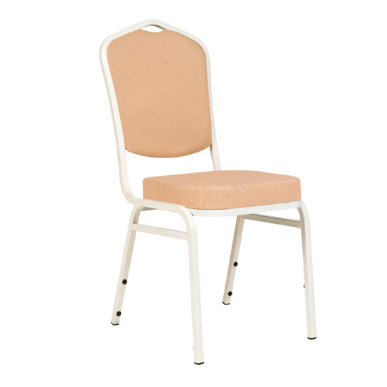 Chair Hit 20-antique gold on white, beige leatherette - photo 1