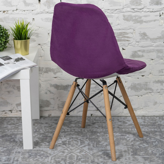 E06 chair cover for Eames, purple - photo 7