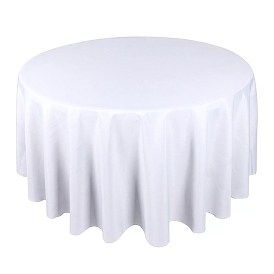 Tablecloth D3000, zhuravinka smooth white, without seam - photo 1