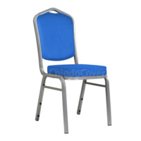 Product photo Chair Hit 25mm - silver, microfiber blue from the manufacturer ChiedoCover, product picture, real product photo