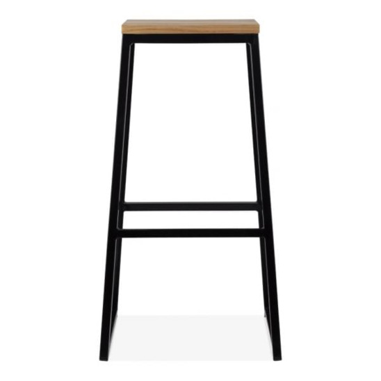 Bar stool, black frame - photo 3