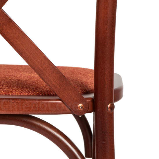 Crossback chair, mahogany, with cushion - photo 9