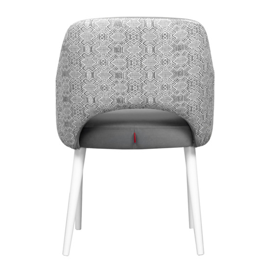 Milan chair, grey velour, tapestry - photo 4