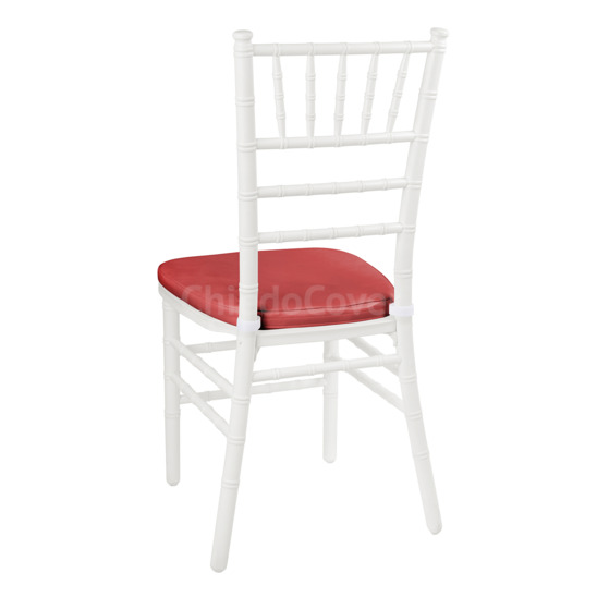 Pillow 01 for Chiavari chair, 3cm, red leatherette - photo 2