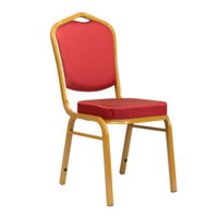 Product photo Chair Hit 25 mm, frame - gold, upholstery - crown red from the manufacturer ChiedoCover, product picture, real product photo