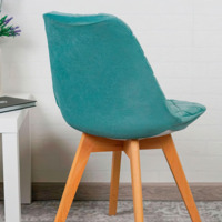 Product photo Frankfurt chair cover, large diamond, dusty mint from the ChiedoCover company.