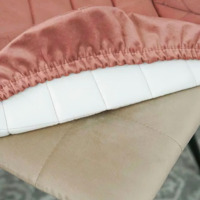 Product photo Chair cover with back CHILLY, pink from the ChiedoCover company.