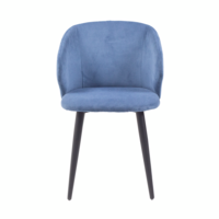 Product photo Mark chair, blue velour from the ChiedoCover company.