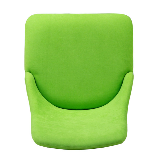 Aer chair, black legs, light green velour - photo 6