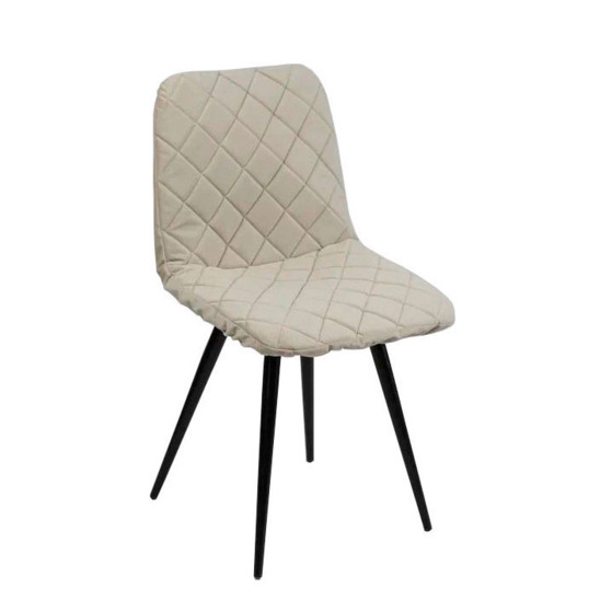 Chair cover with a CHILLY backrest, beige - photo 1