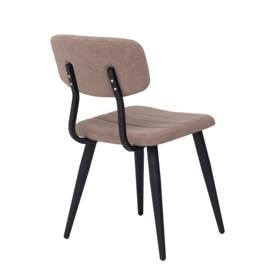 Kato chair, beige microfibre, metal legs - photo 3