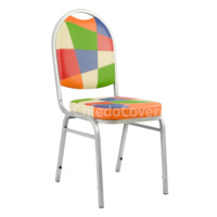 Product photo Asia chair 20 mm, patchwork upholstery from the ChiedoCover company.