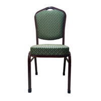 Product photo Chair Hit 25, jacquard green, brown, with external plugs from the ChiedoCover company.