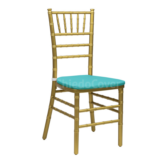 Chiavari chair cushion 01, 2 cm, turquoise - photo 1