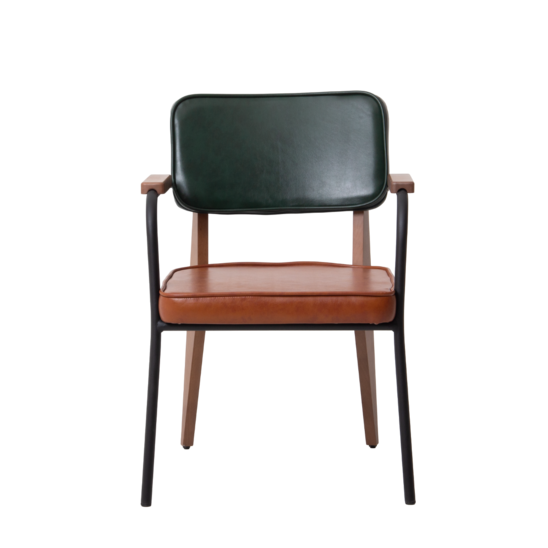 Mix chair, eco-leather seat Mango 8967, eco-leather backrest mango 3050 - photo 2