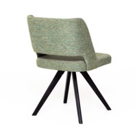 Product photo Fill chair, green matting, beech legs from the ChiedoCover company.