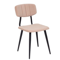 Product photo Kato light chair, Remy 14 velour, metal frame, plywood from the manufacturer ChiedoCover, product picture, real product photo