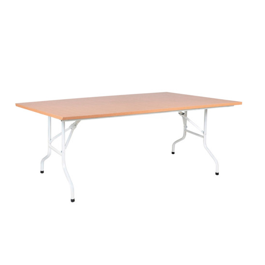 Table Leader 2, 1800x800, beech, white, PVC edge - photo 1