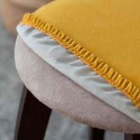 Product photo Stool cover, without foam, yellow from the ChiedoCover company.