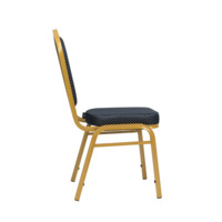 Product photo Chair Hit 25mm - gold, blue crown from the ChiedoCover company.