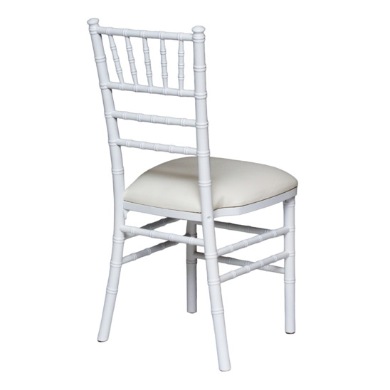 Chiavari chair-2 white, with upholstered seat - photo 4