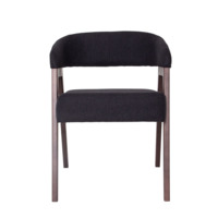 Product photo Ricco chair, Austin 21 Black matting, beech legs, wenge stain from the ChiedoCover company.