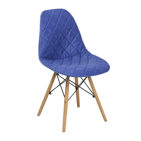 E06 chair cover for Eames, blue - photo 1