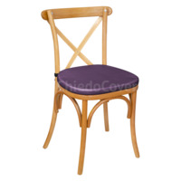 Product photo Crossback chair cushion 01, 3cm, purple from the manufacturer ChiedoCover, product picture, real product photo