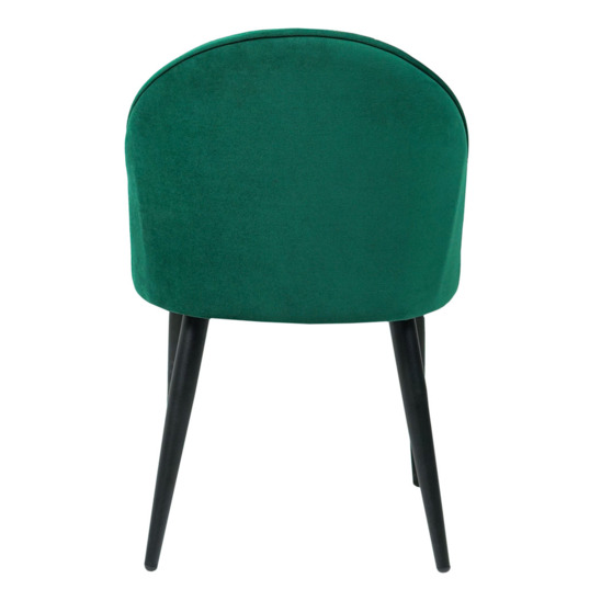 Tony light chair, velour green Velutto 20, metal legs - photo 3