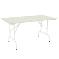 Product photo Leader 1 table, 1500*800 outdoor made of slats, white from the manufacturer ChiedoCover, product picture, real product photo