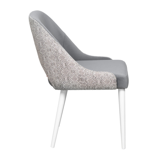 Milan chair, grey velour, tapestry - photo 3