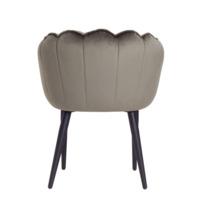 Product photo Tiffany chair, velour, grey from the ChiedoCover company.