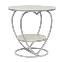 Product photo Valentine table, bilbao marble, silver from the manufacturer ChiedoCover, product picture, real product photo