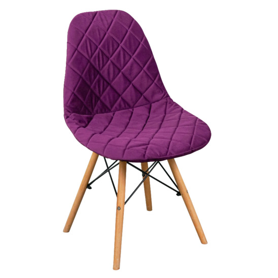 E06 chair cover for Eames, purple - photo 1