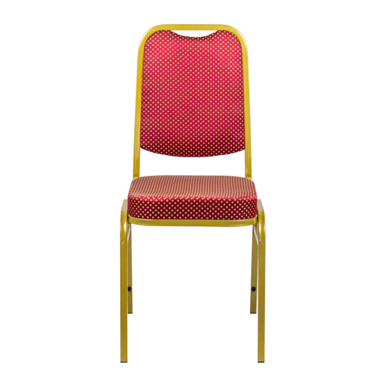 Dallas chair, gold, red crown - photo 3