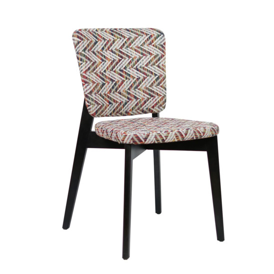 Safir chair, chenille ARYA indigo, wenge legs - photo 1